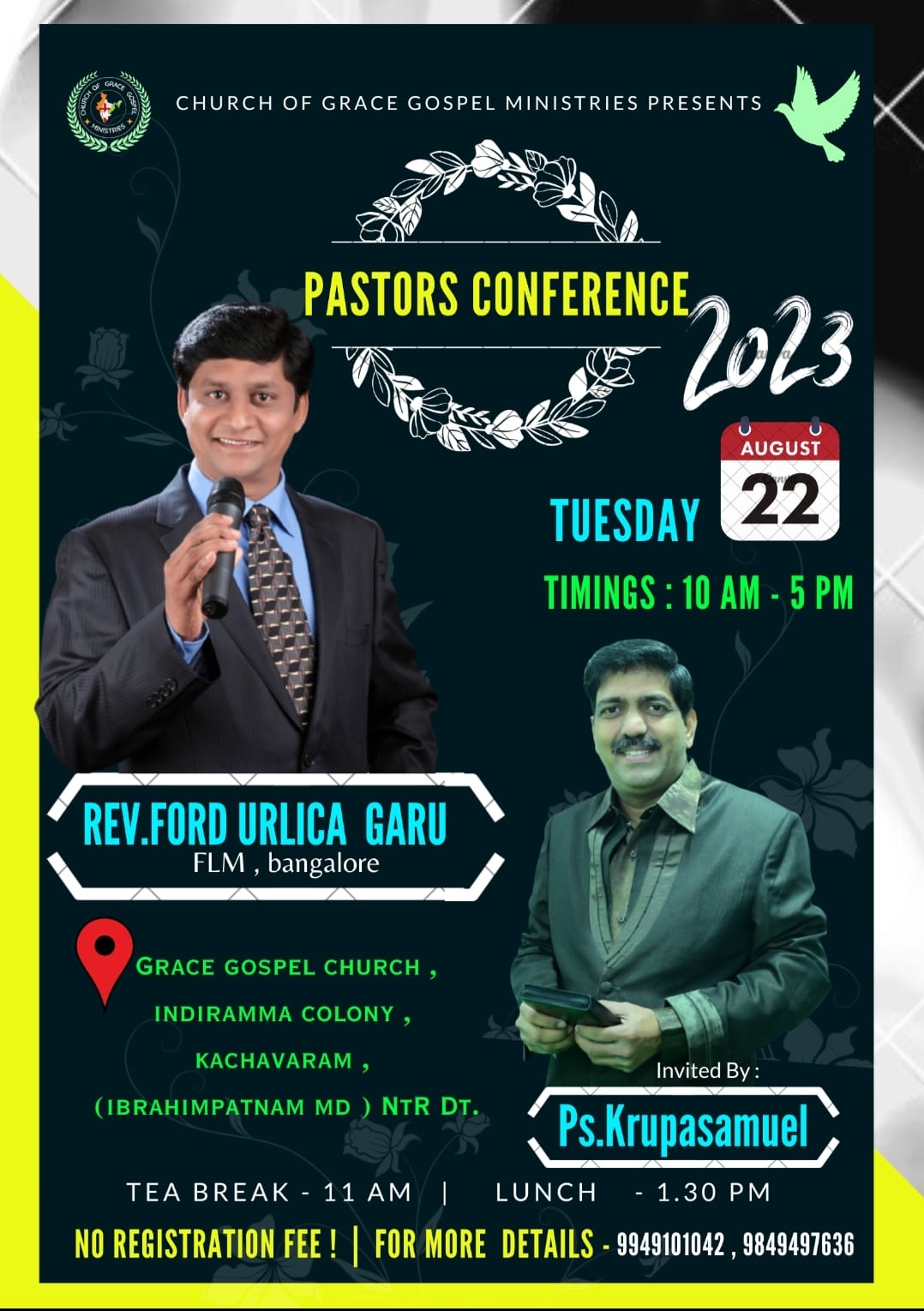 One day pastors conference - Pastor Ford Bangalore