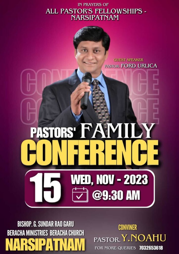 Family Conference-Pastor Ford-Narsipatnam2023