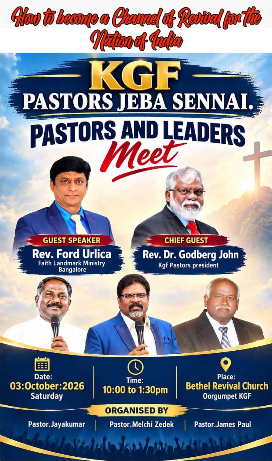 Pastors and Leaders Meet