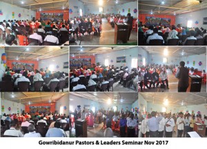 Gowribidanur Pastors Seminar Nov   2017